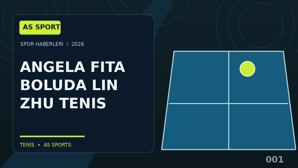 Angela Fita Boluda – Lin Zhu: ABD Açık 2026 Elemelerinde 6-4, 7-6 — illustrative sports artwork