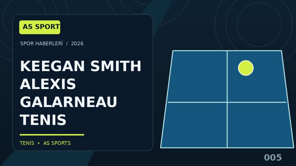 Keegan Smith – Alexis Galarneau: ABD Açık 2026 Eleme Sonucu — illustrative sports artwork